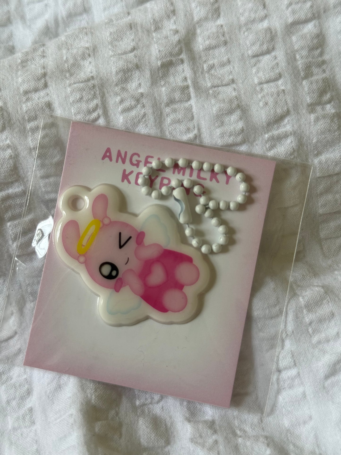 Angel milky keyring