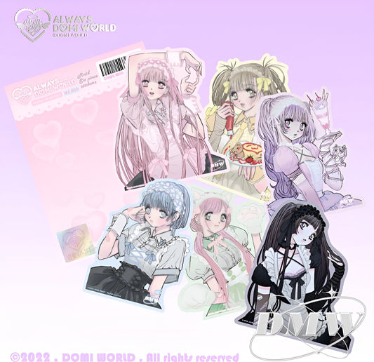 Cute girls sticker pack