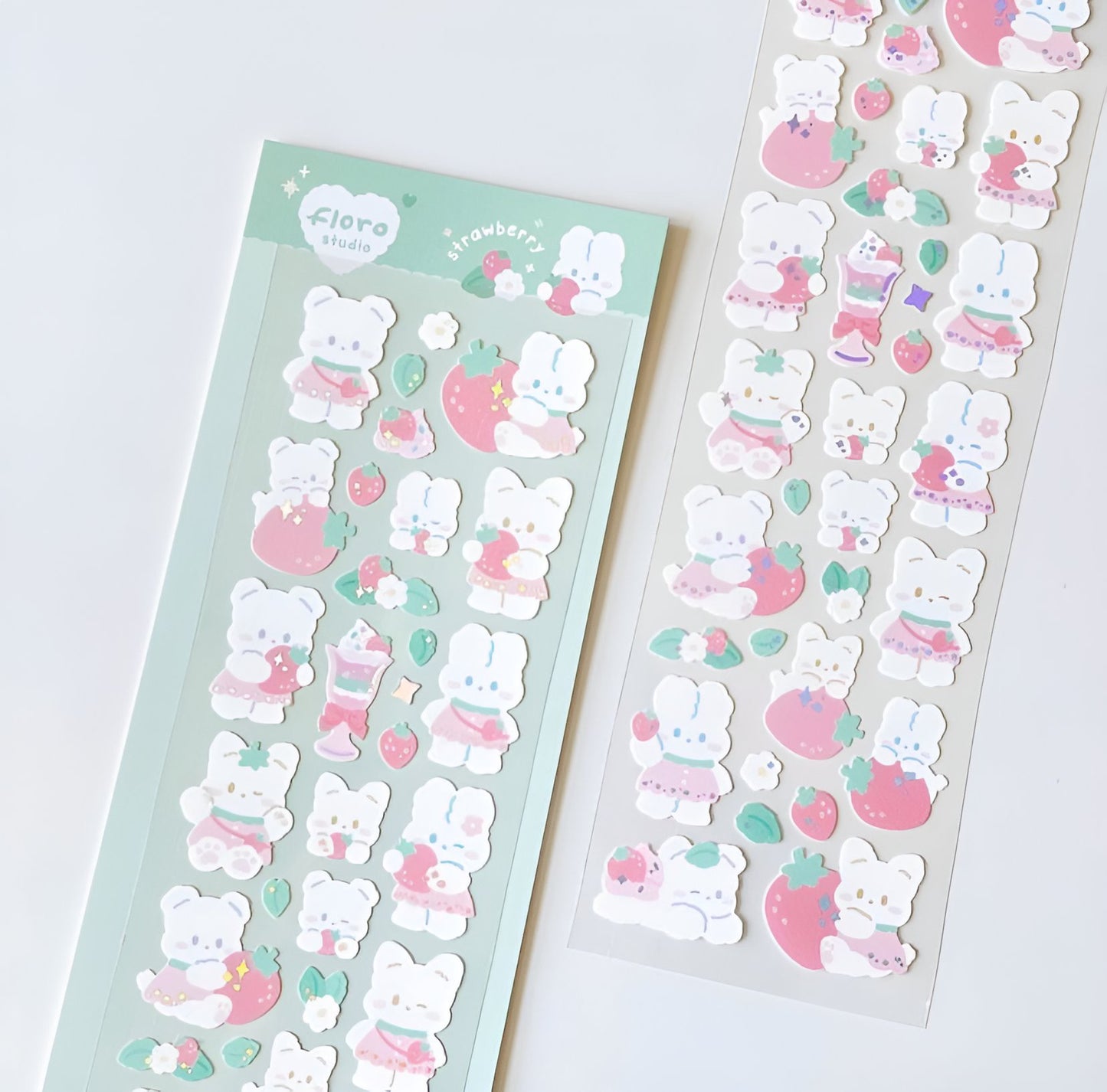 Strawberry sticker sheet