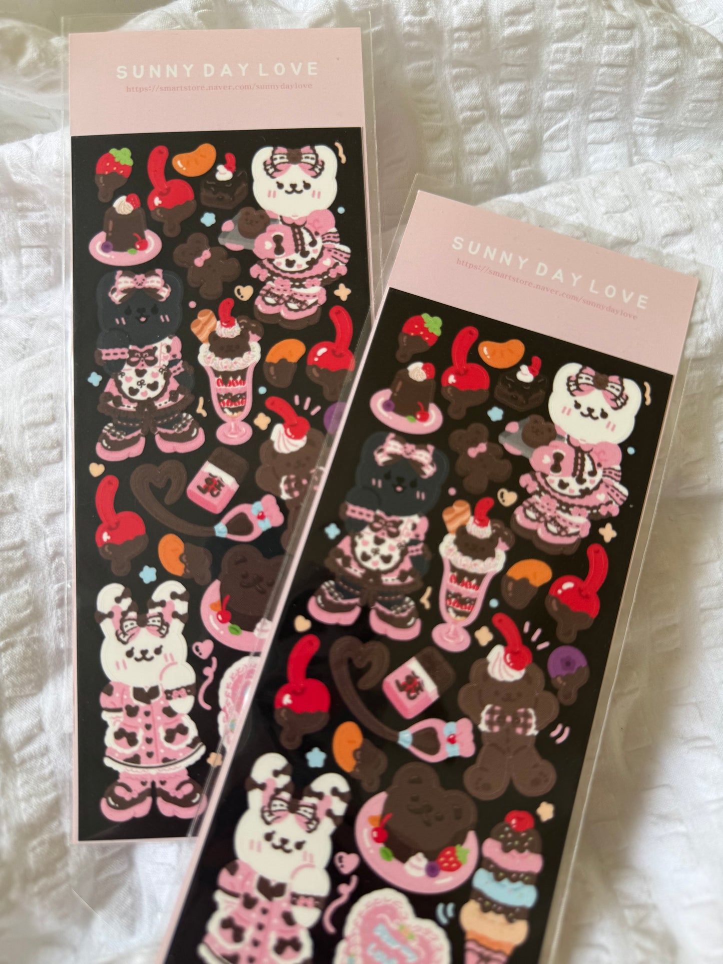Chocolate fondue sticker sheet