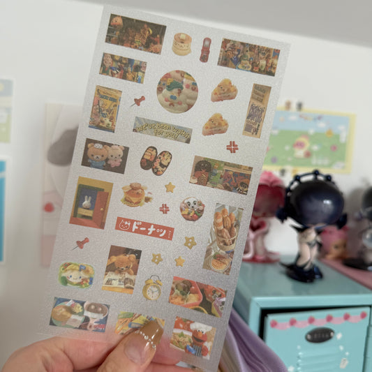 Dinner time sticker sheet