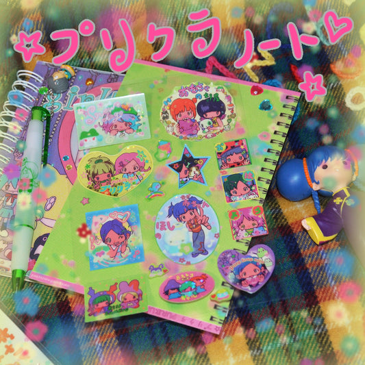 Vibrant girlys sticker sheet