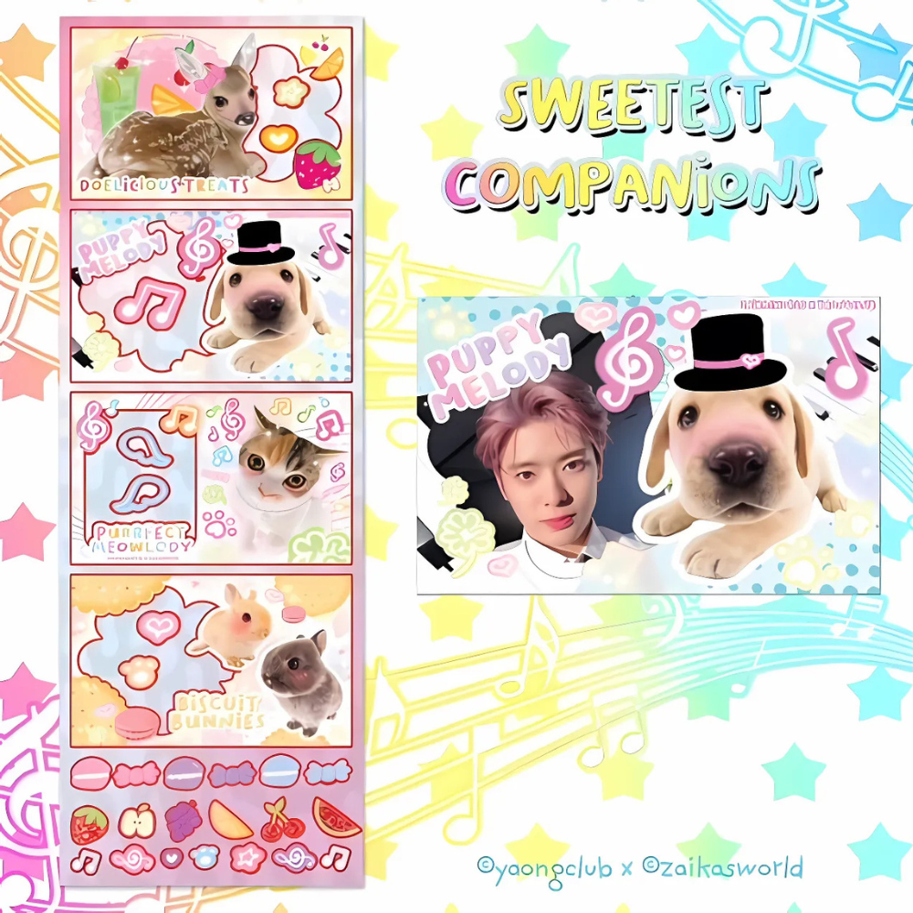 Sweetest Companions sticker sheet