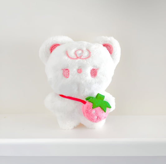 Bear plushie keyring