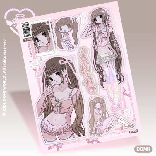 Balletcore sticker sheet