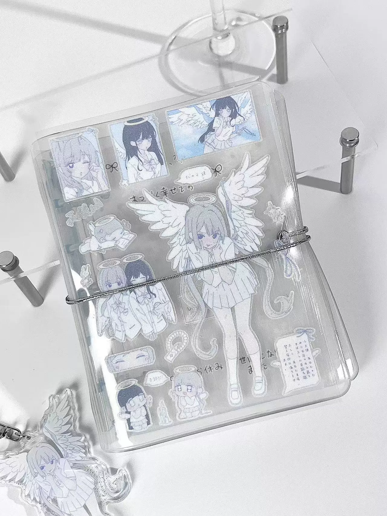 Naughty angel sticker sheet