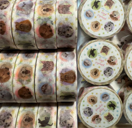 Playful pals washi tape