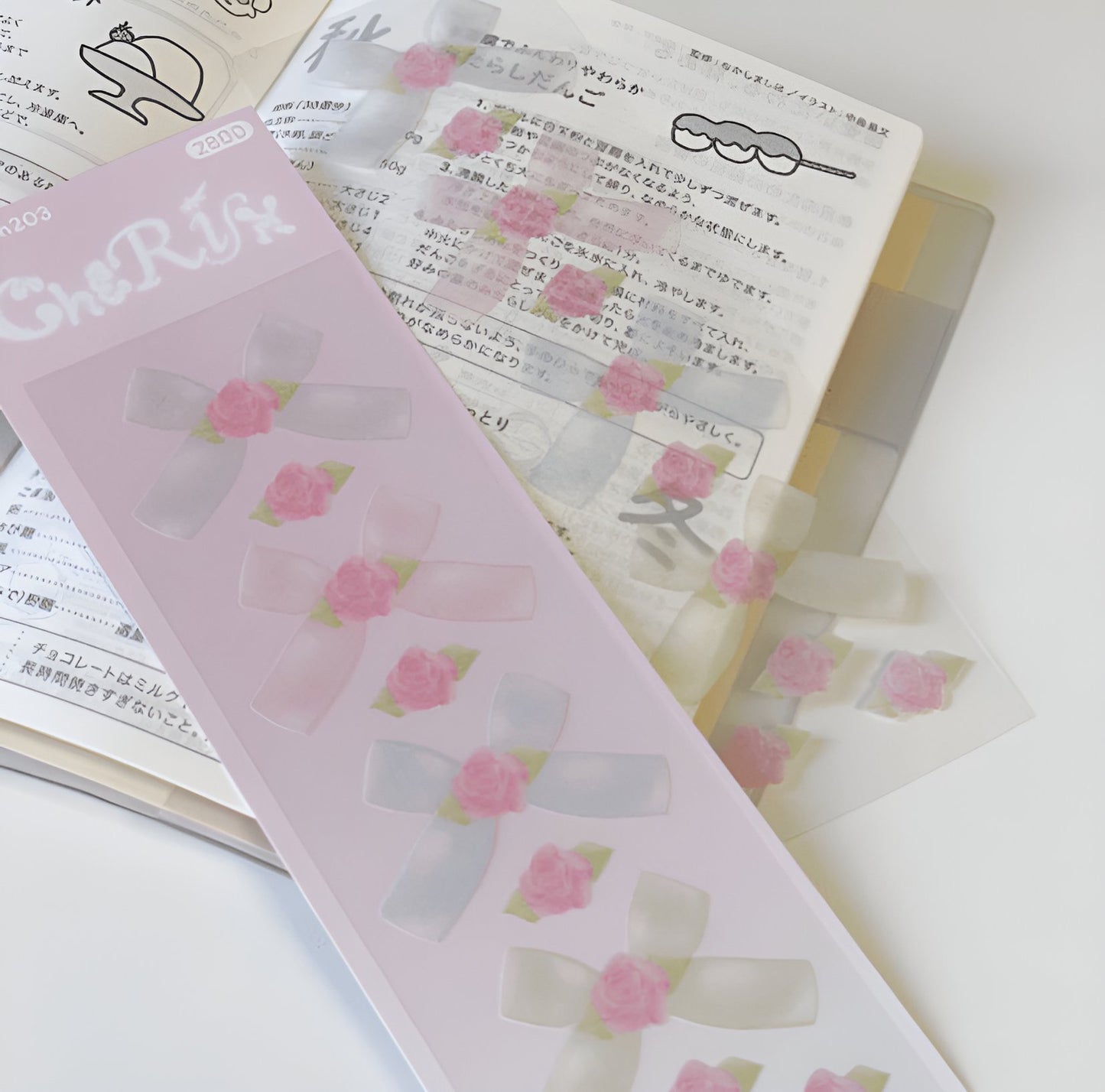 Wedding bows sticker sheet