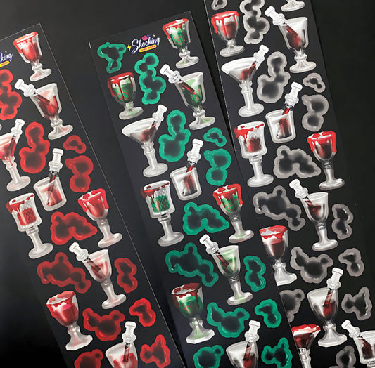 Cheers sticker sheet