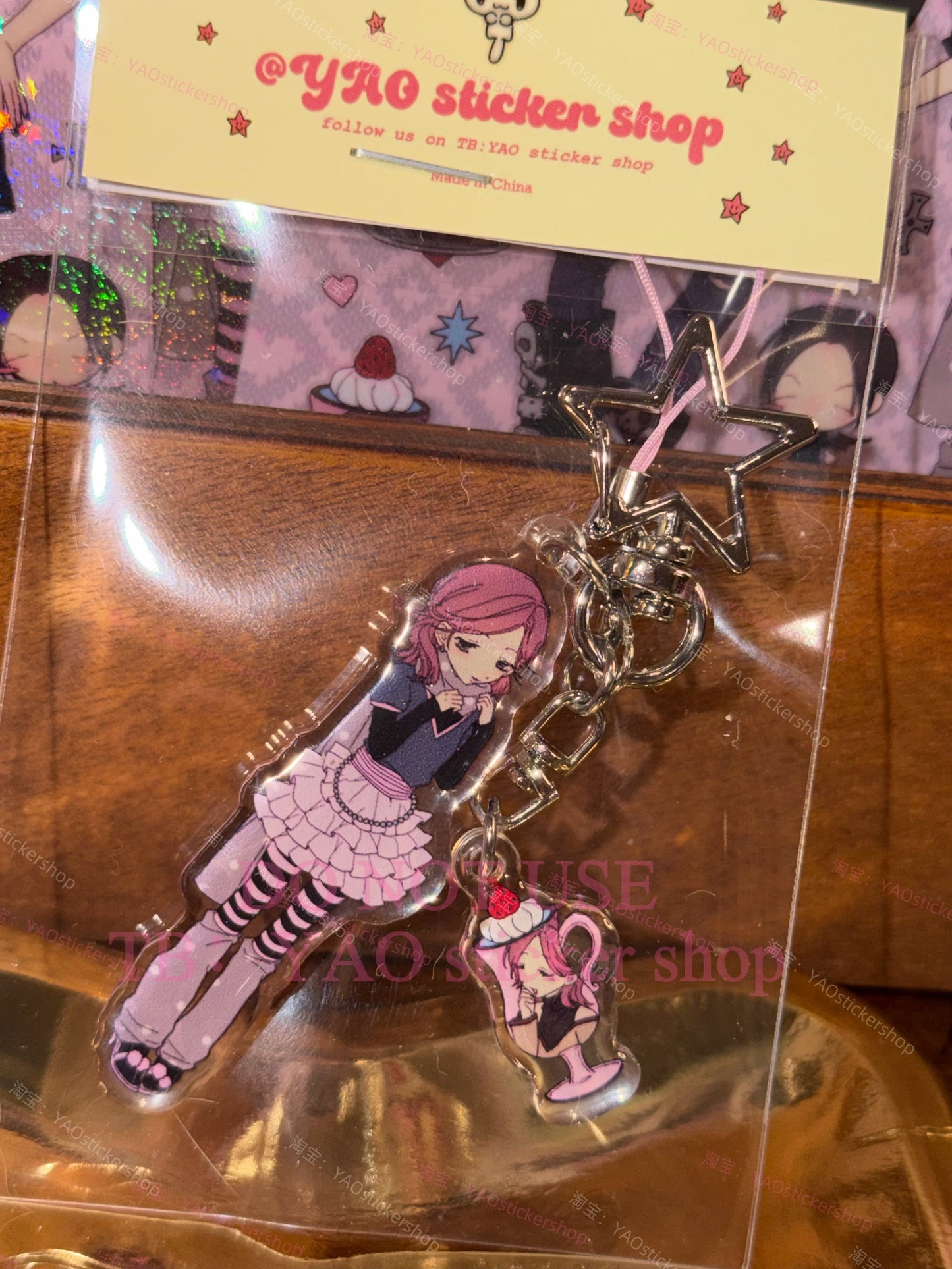 Nana outfit keychains