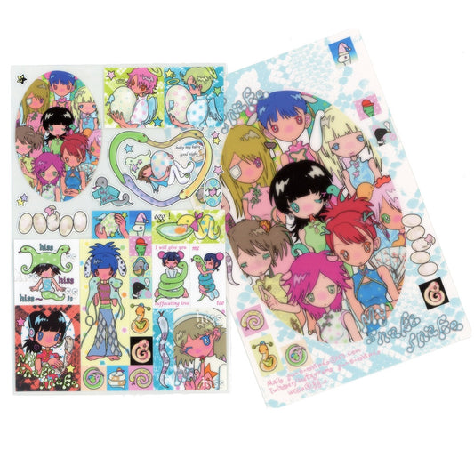 My snake sticker sheet