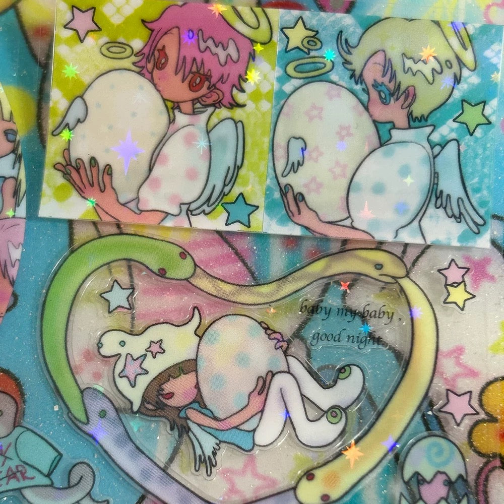 My snake sticker sheet