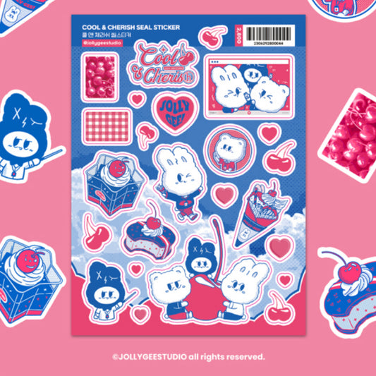 Cool and cherish sticker sheet