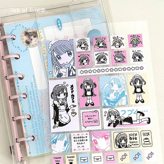 Maid labels sticker sheet