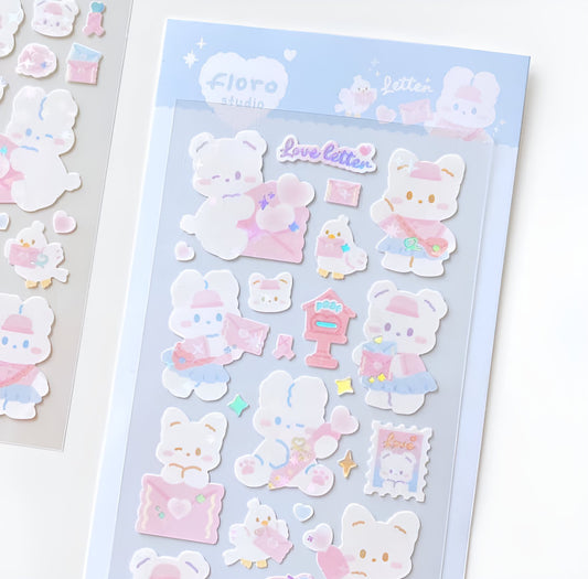 Post box sticker sheet