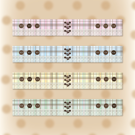 Button washi tape