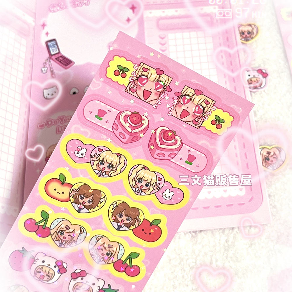 Fruit theme sticker sheet