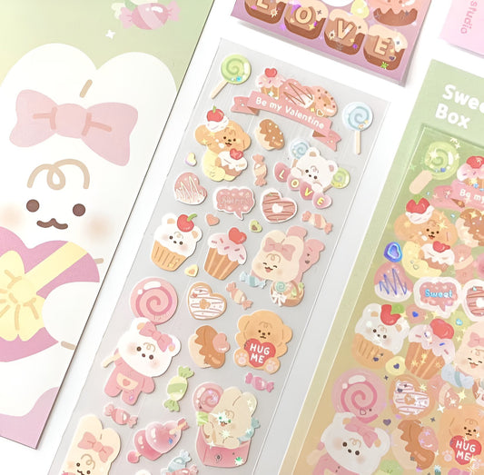 Sweet cake sticker sheet