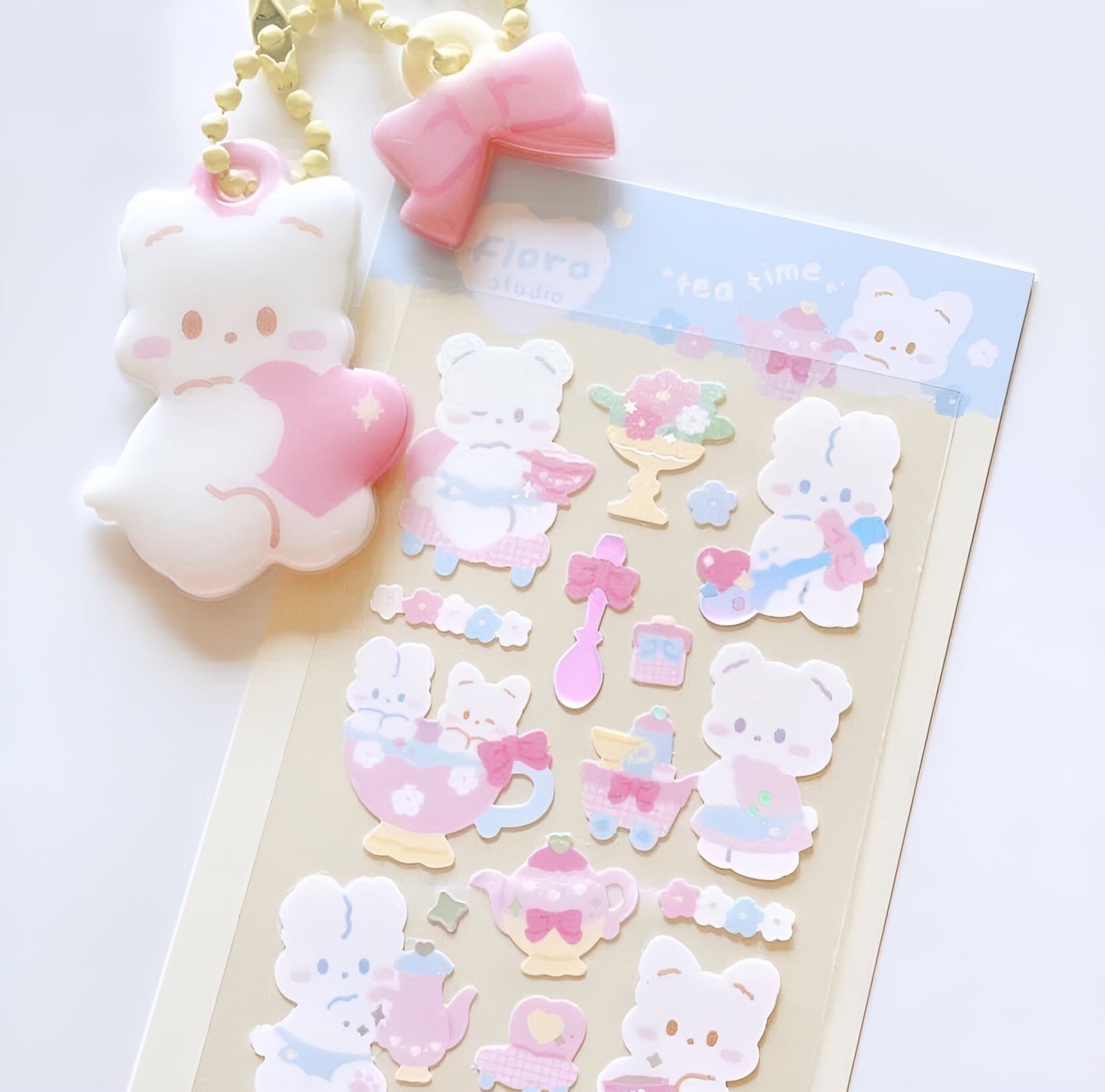 Tea time sticker sheet