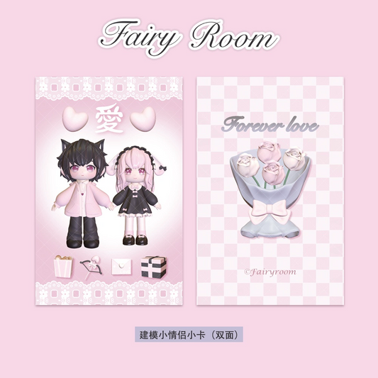 Mini character photo card