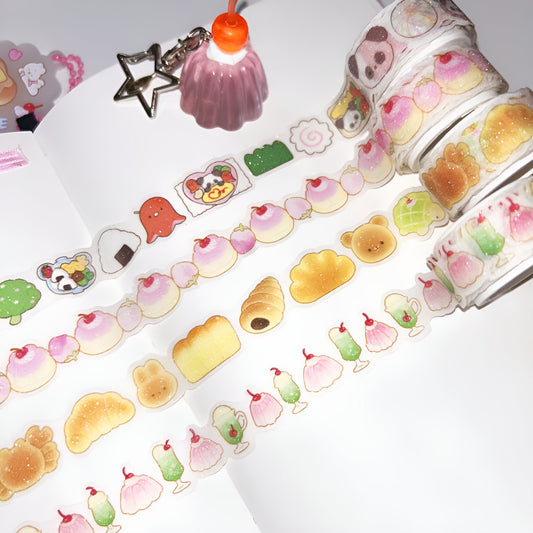 Food and drink glitter washi tape