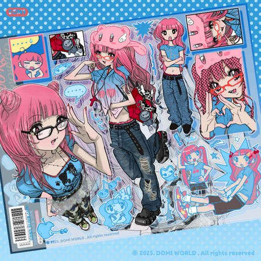 Doona collection sticker sheet