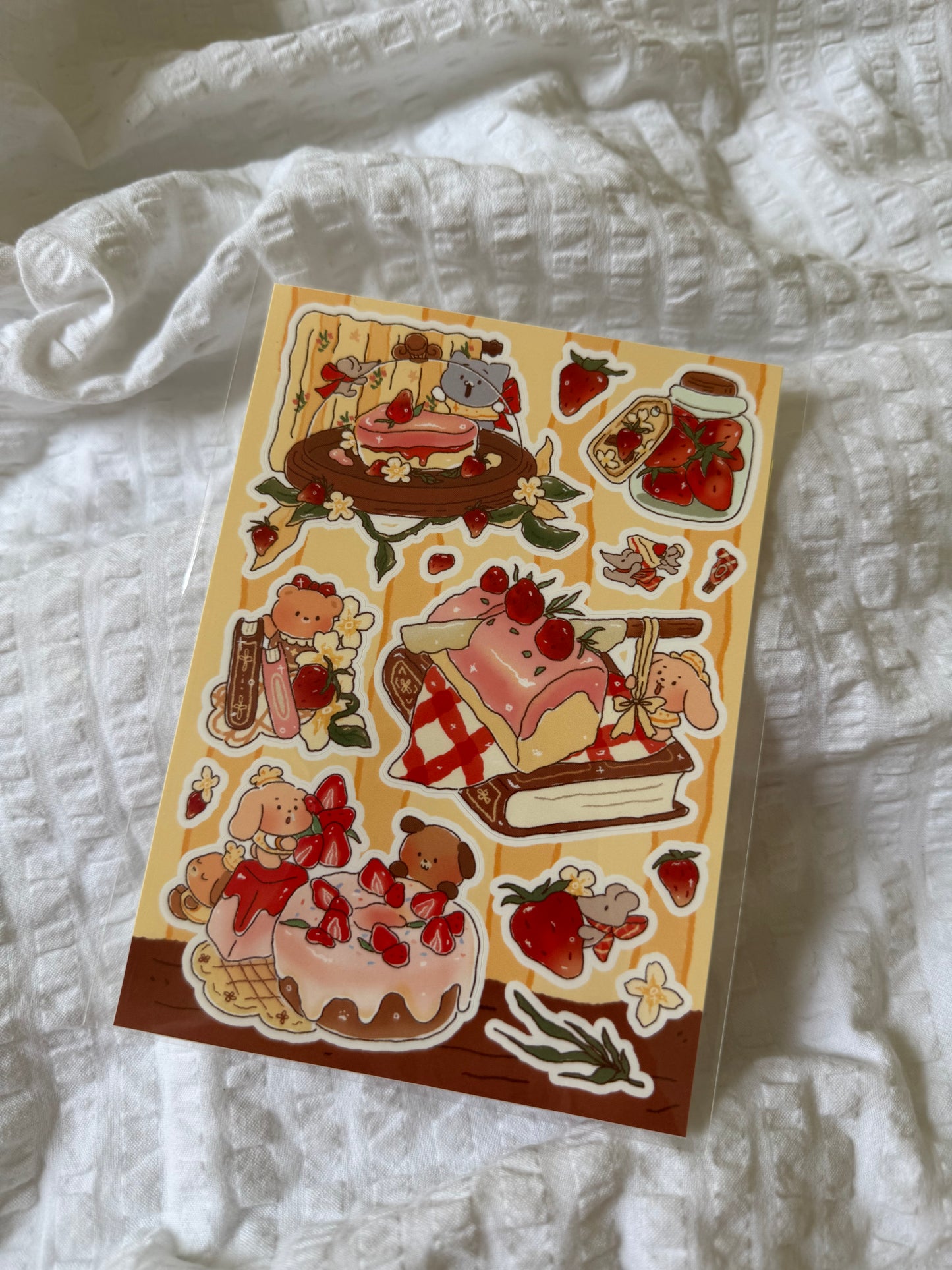 Giant cakes sticker sheet