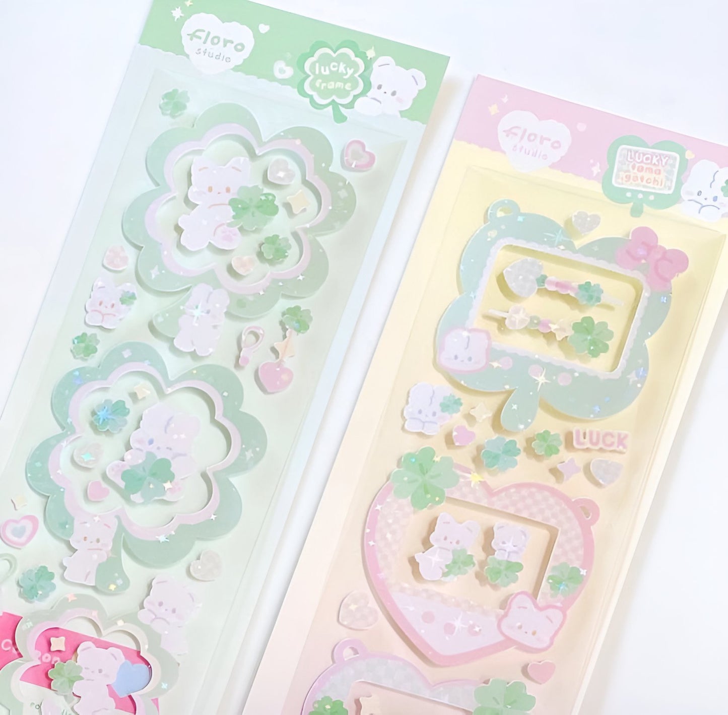 Lucky frames sticker sheets