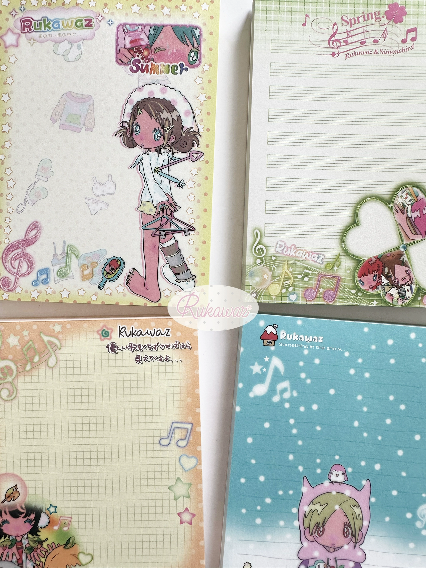 Rukawaz x Sunone Bird memo pads