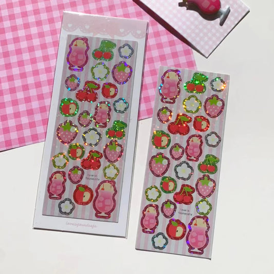 Berry bliss sticker sheet