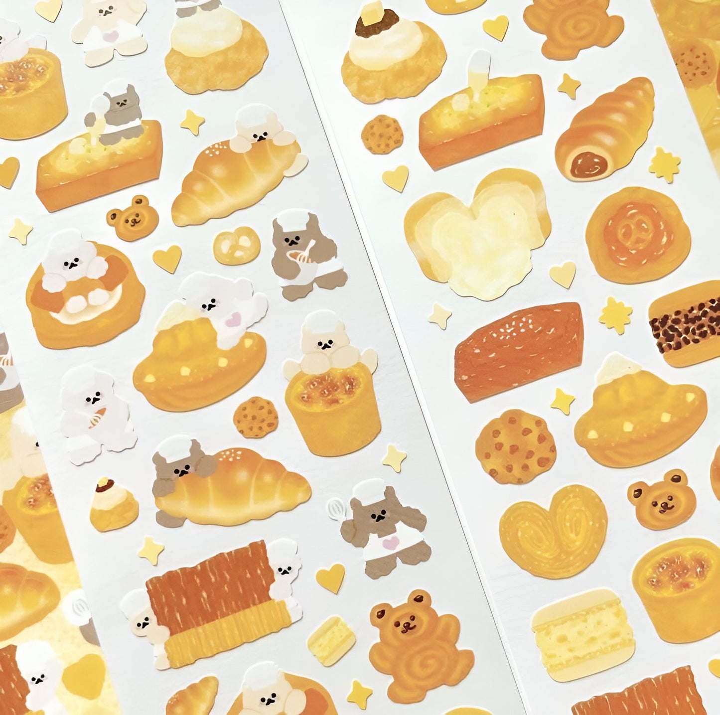 Bakery bear sticker sheets