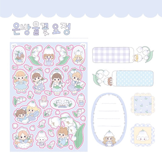 Bluebell sticker sheet