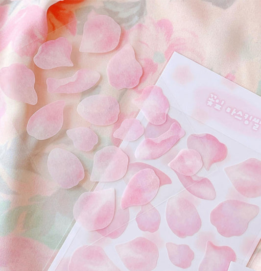 Blossom petals sticker sheet