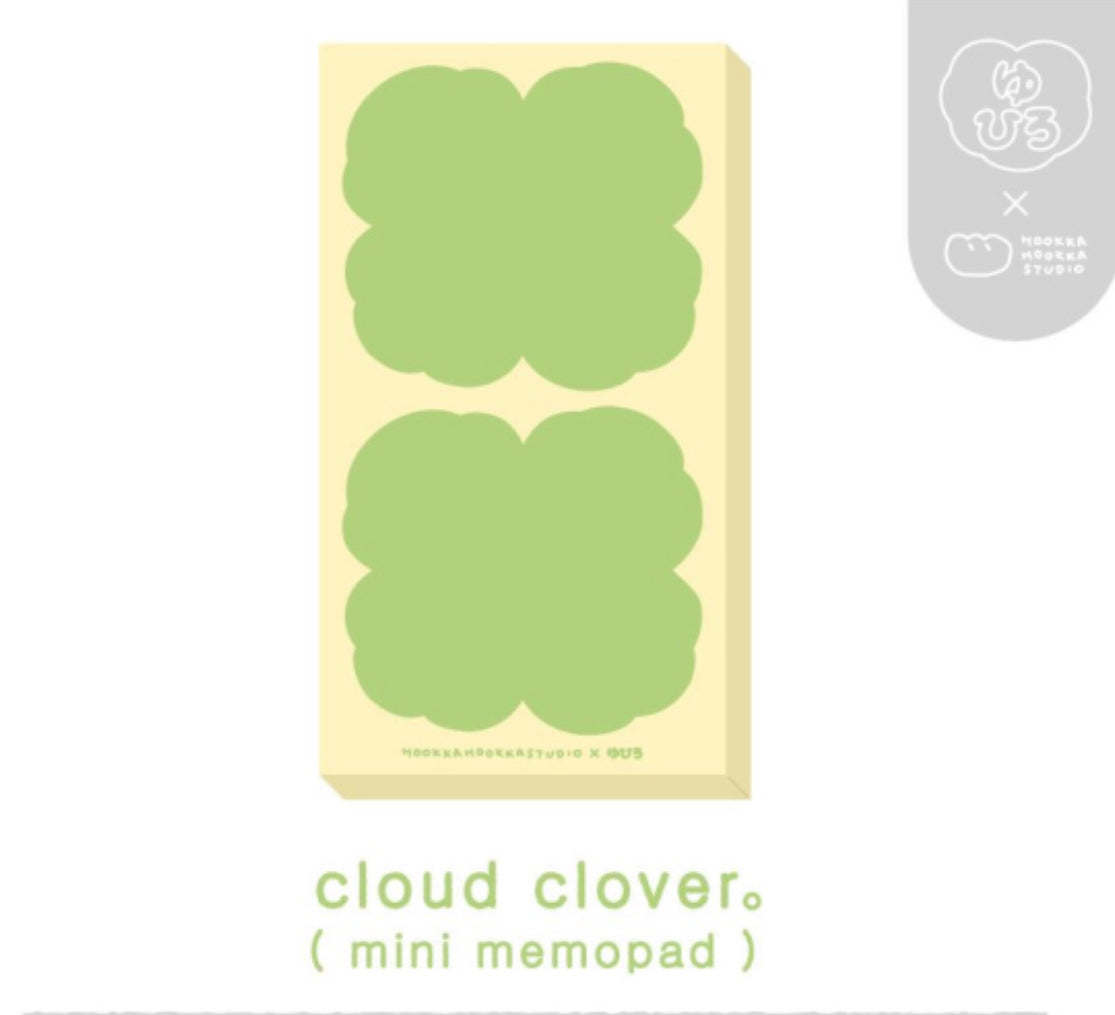 Mini clover memo pad