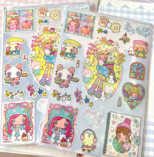 Sunone x ACCIO Winter days sticker sheet