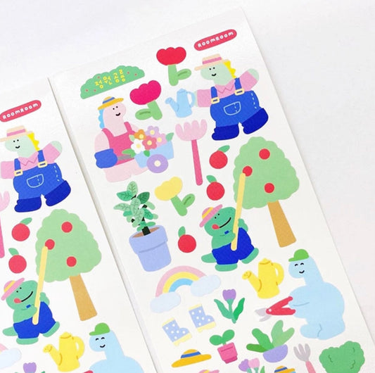 Fruit tree sticker sheet