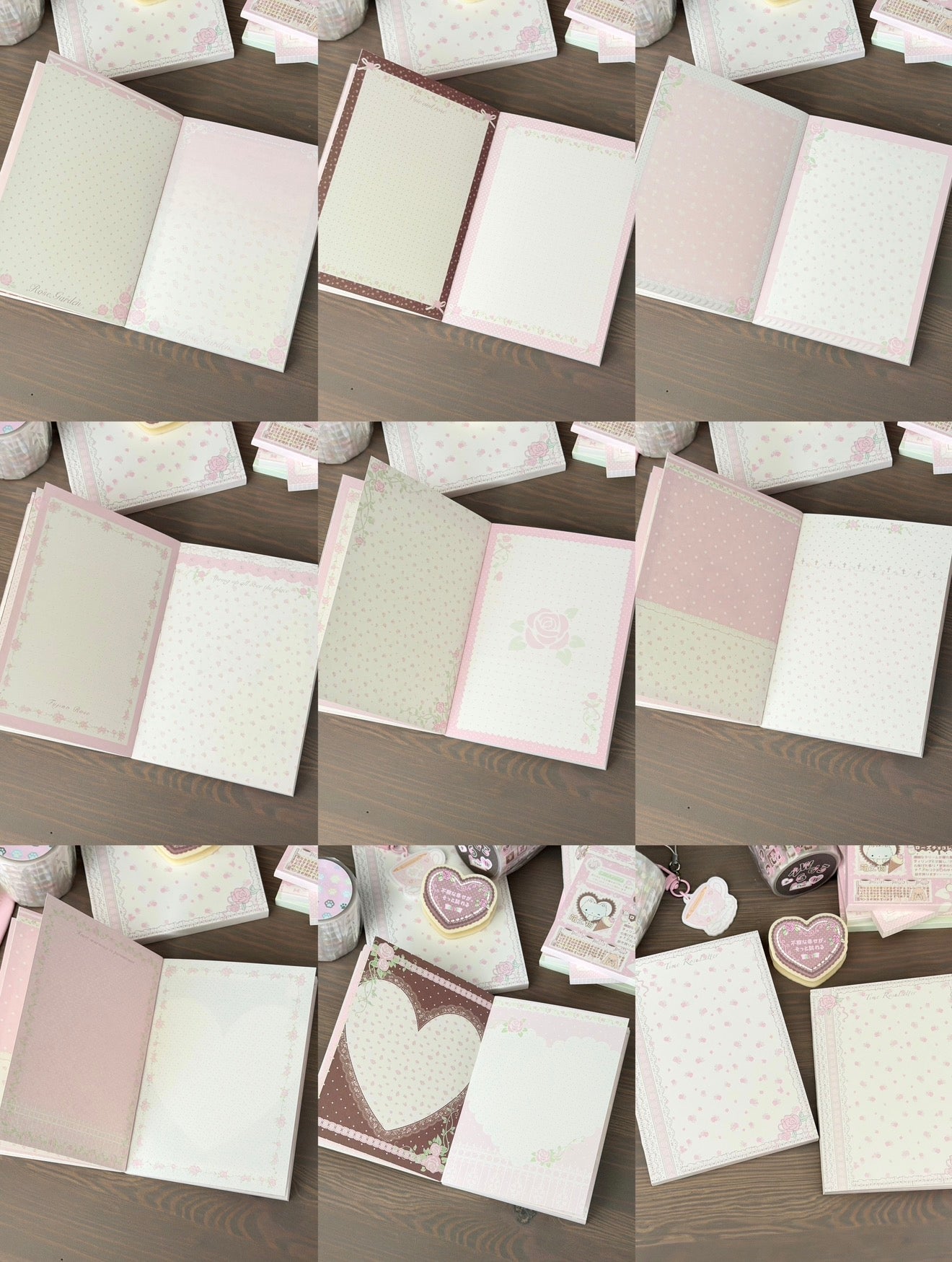 A6 rose planner
