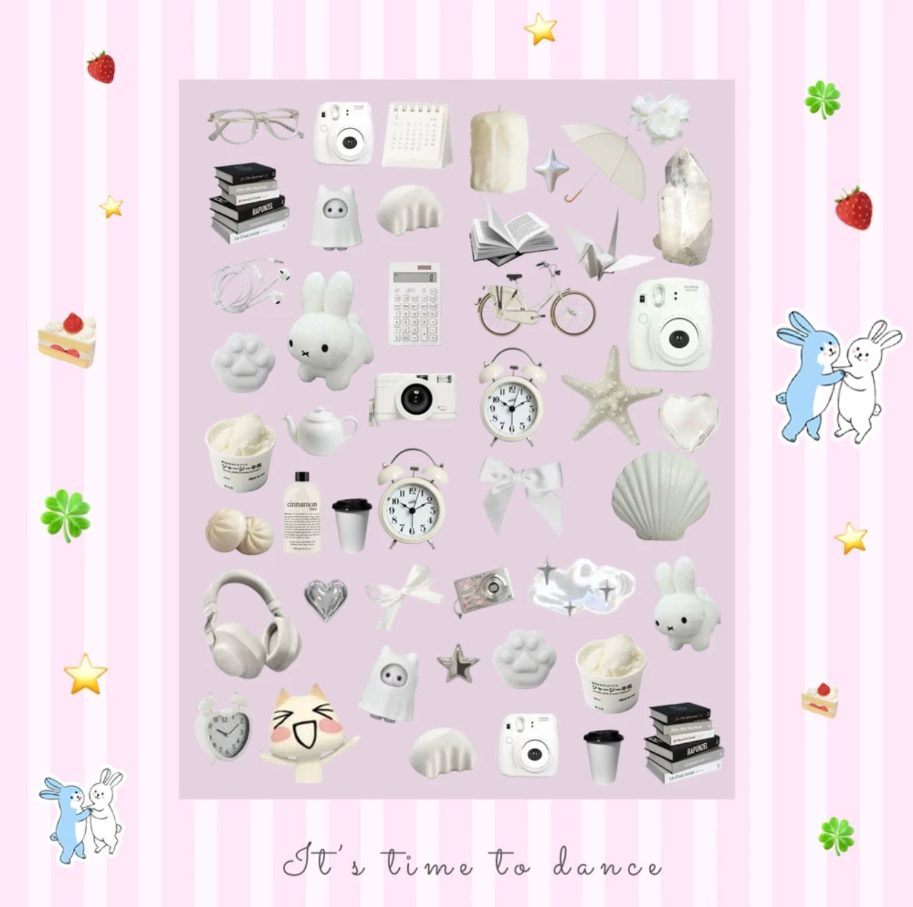 Miffy white deco sticker sheet