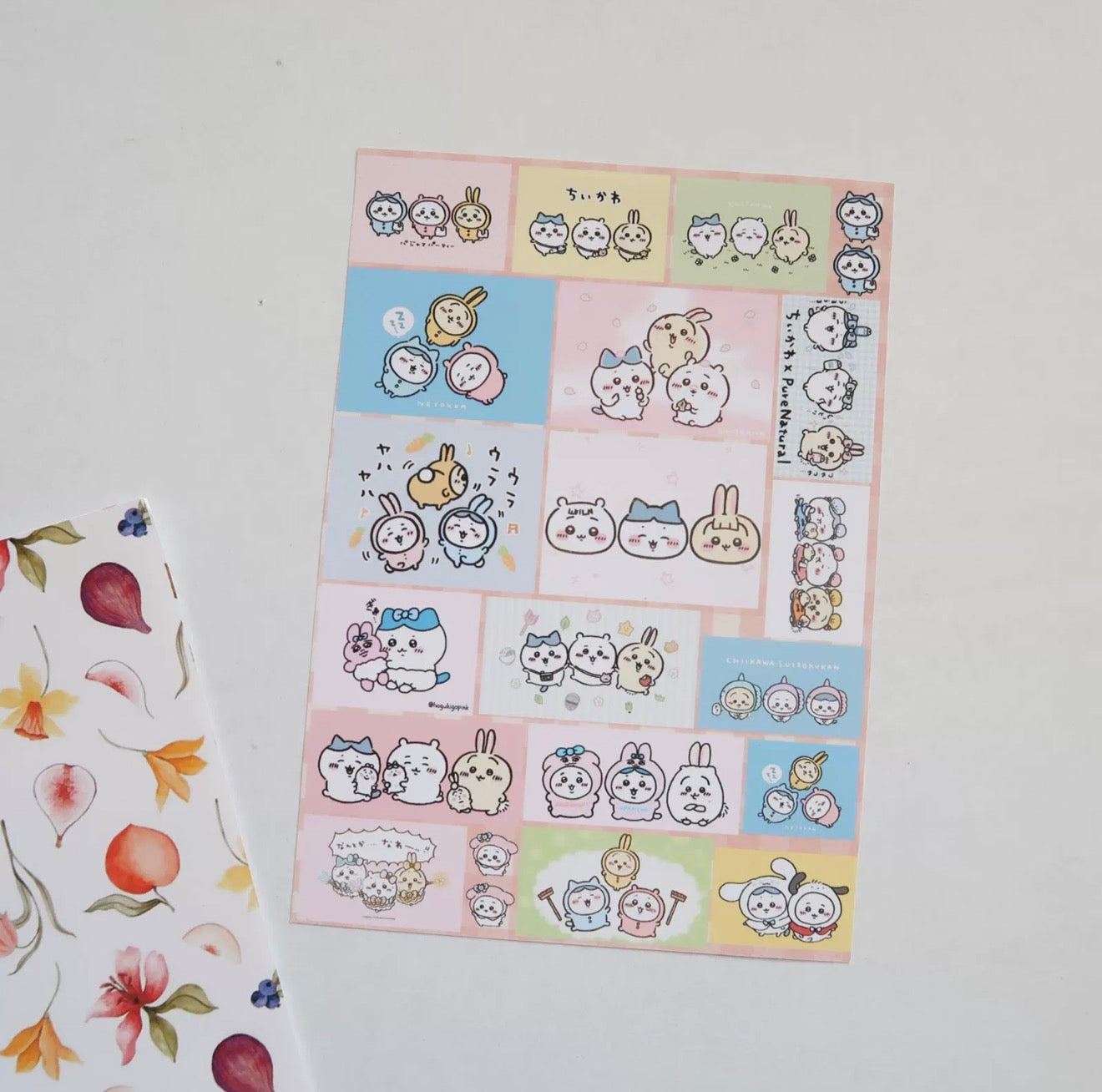 Chiikawa block sticker sheet