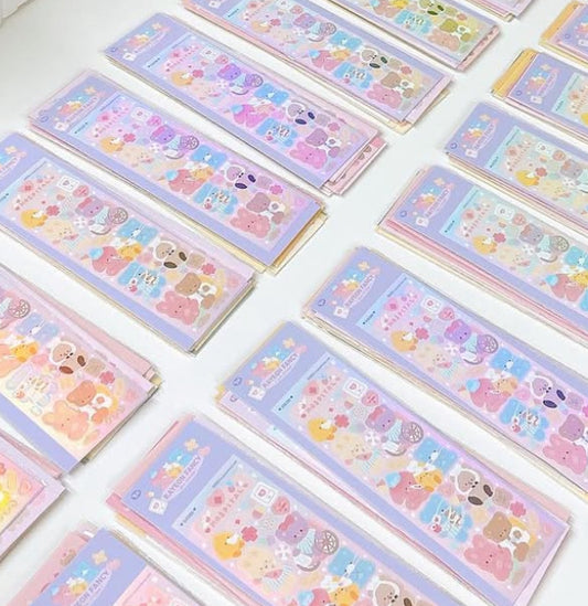 Hospital friends sticker sheet