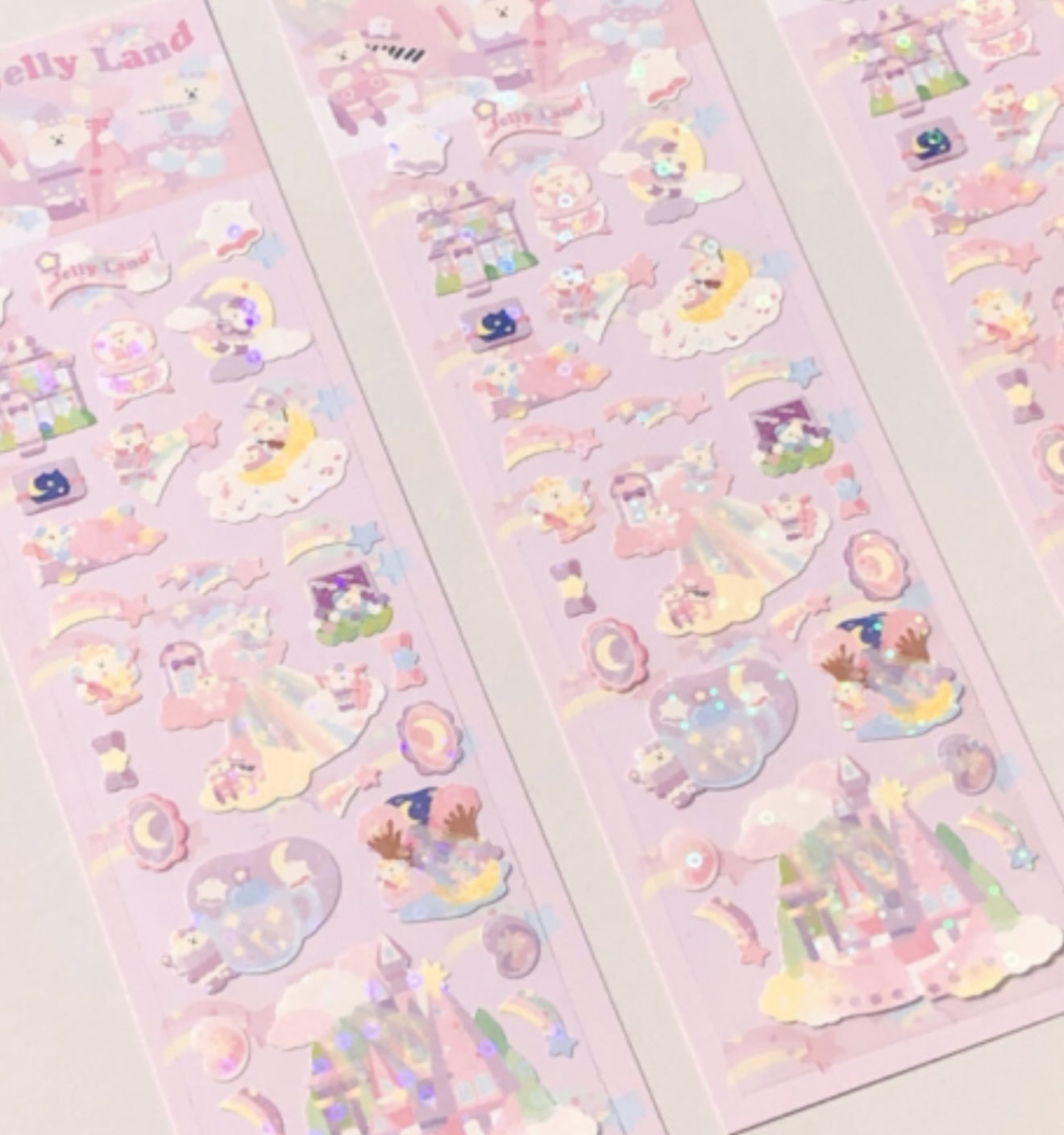 Cloud castle sticker sheet