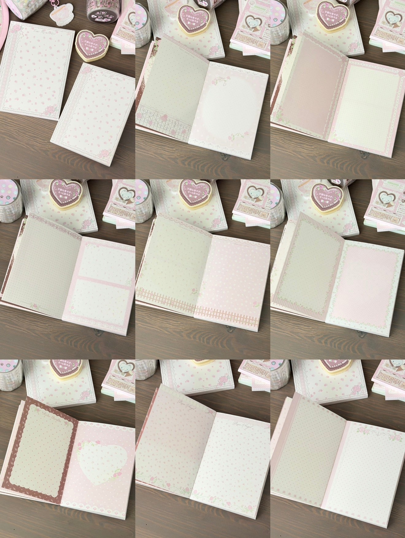 A6 rose planner