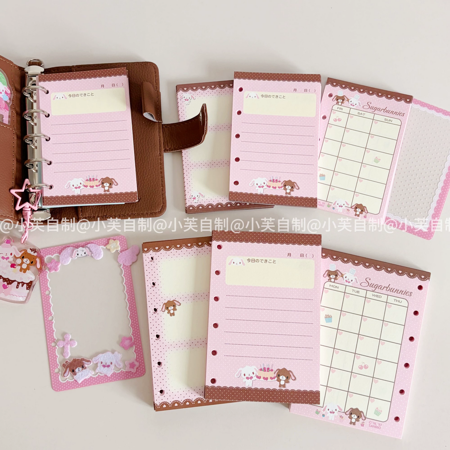 PREORDER A7 & M5 sugar bunnies journal inserts