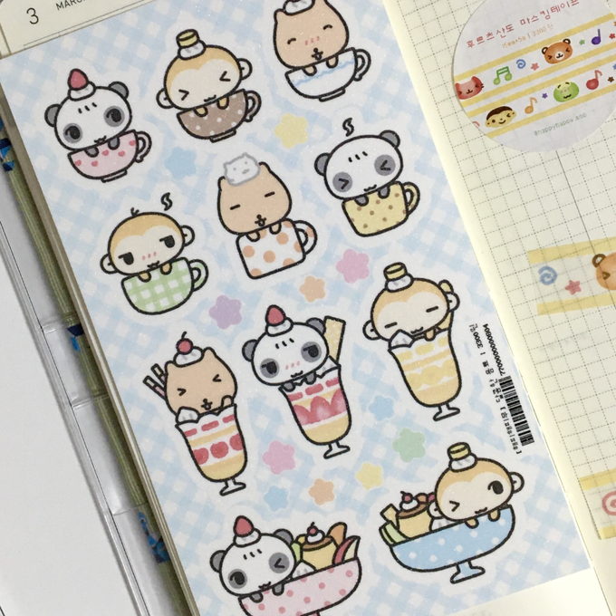 Sweet drink sticker sheet