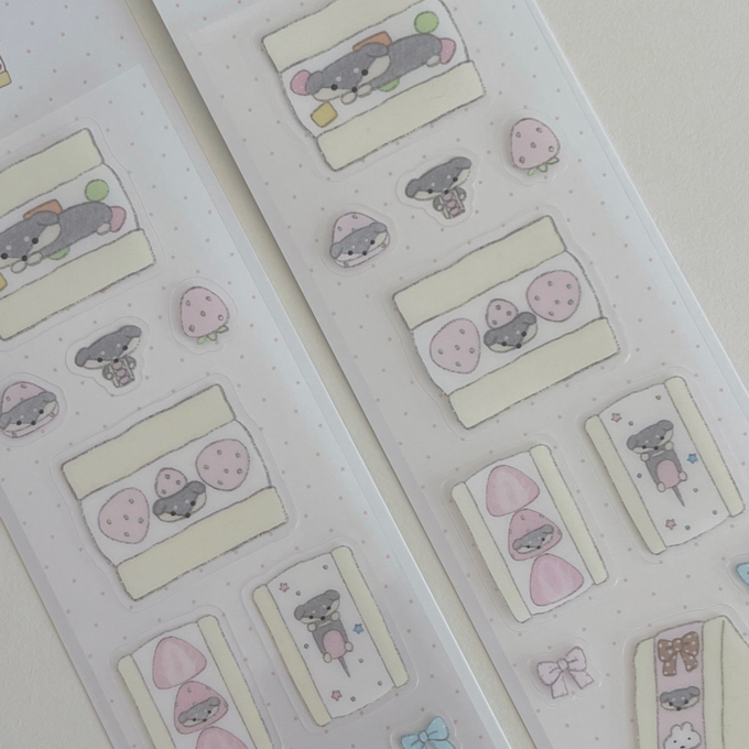 Sweet sandwich sticker sheet