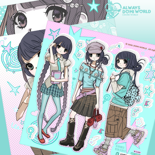 Mint girls sticker sheet