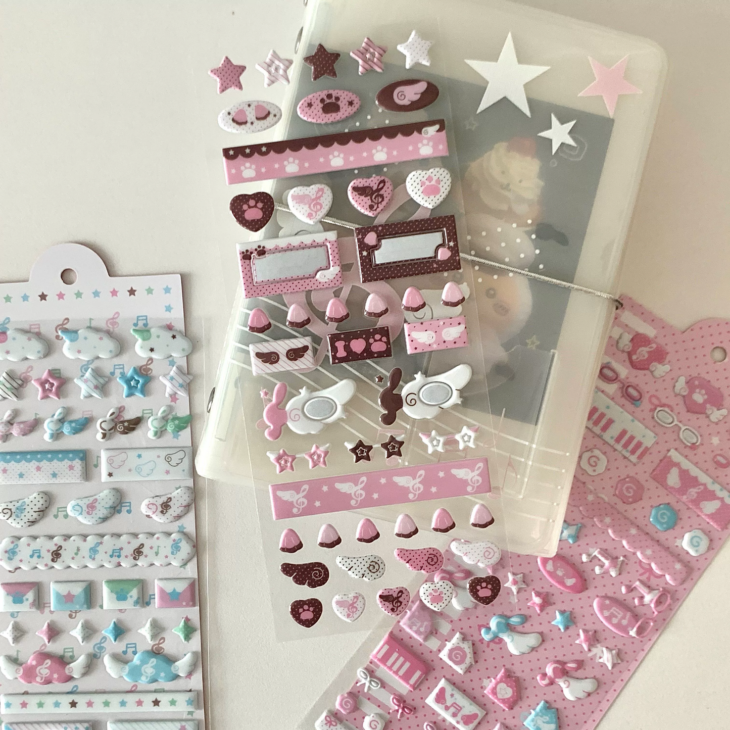 Musical deco sticker sheets