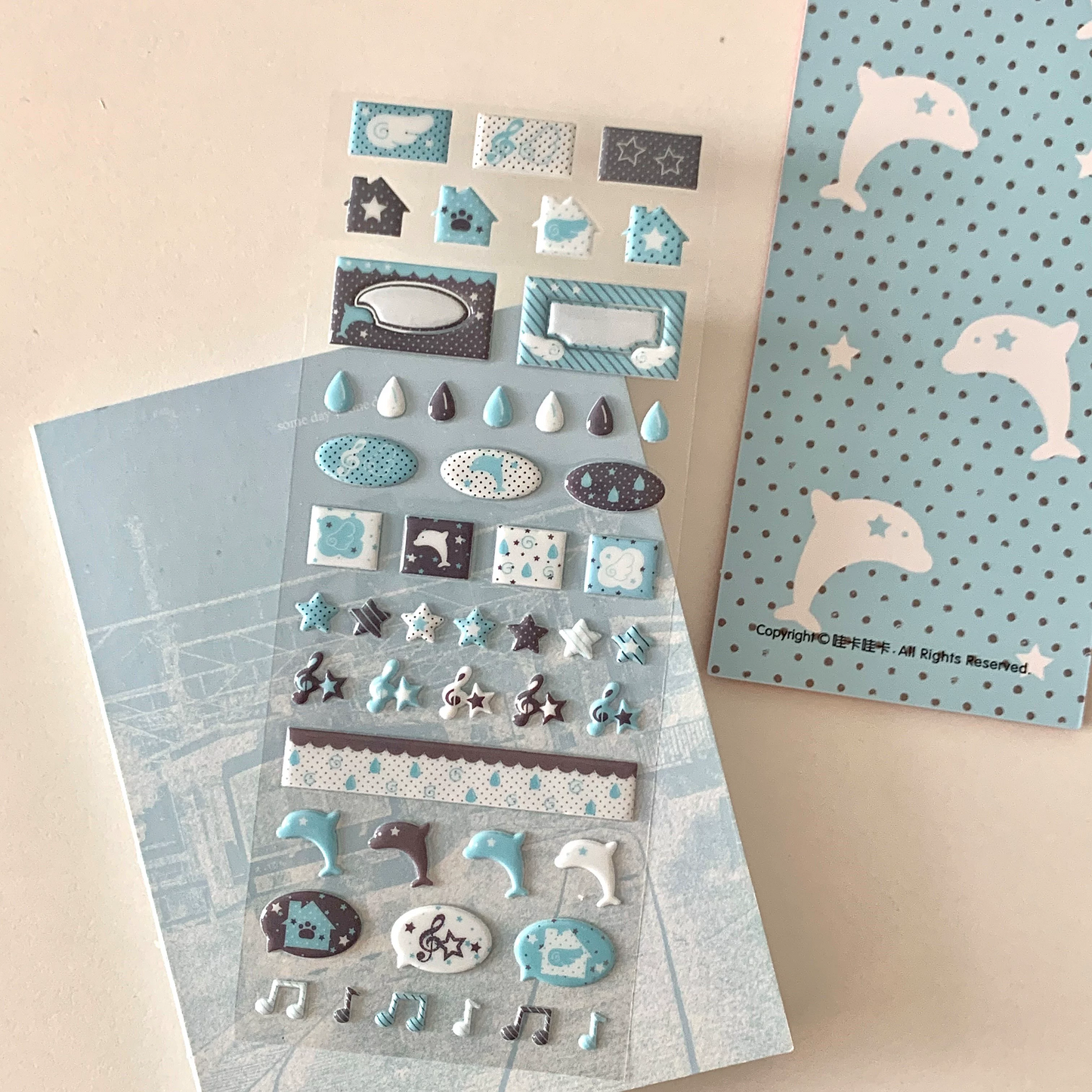 Musical deco sticker sheets