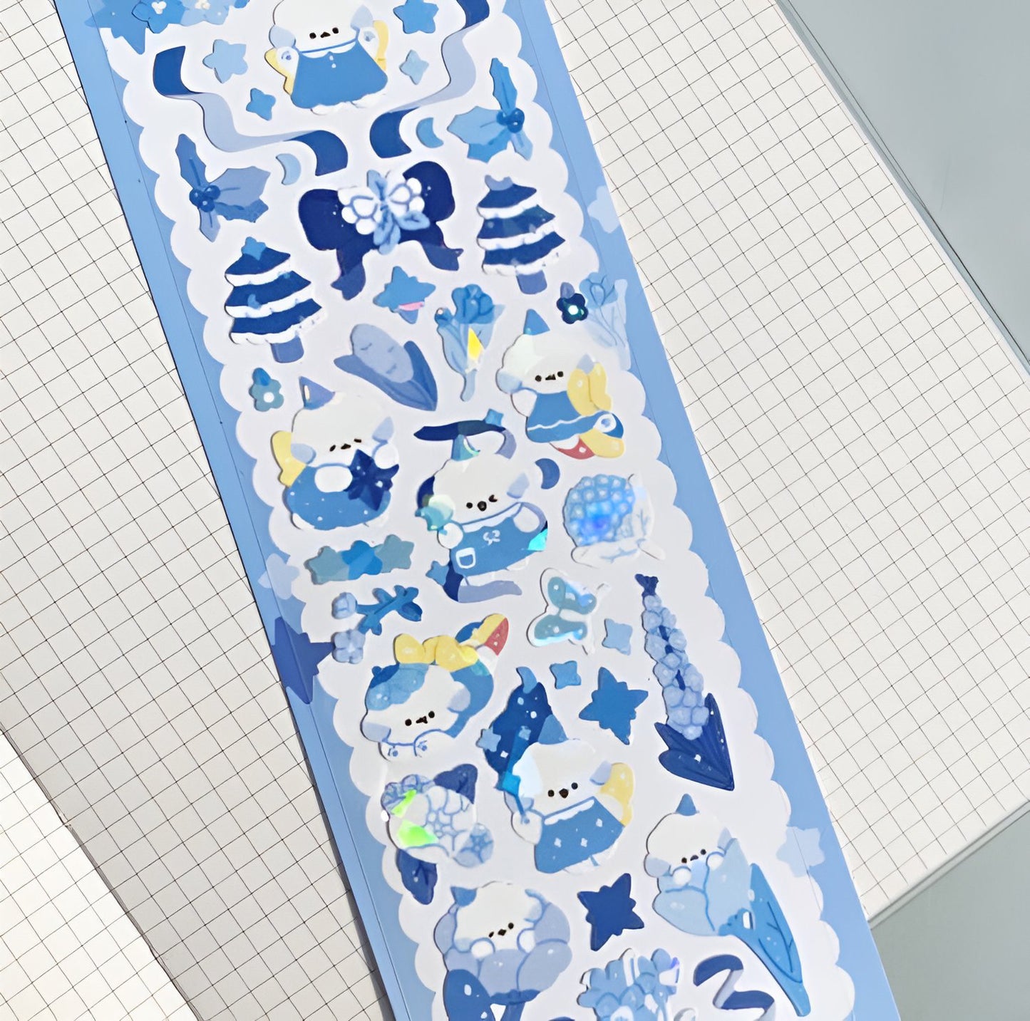 Winter forest sticker sheet